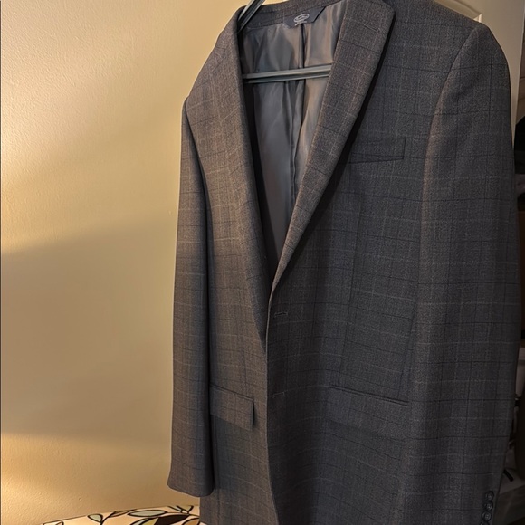Pronto Uomo Gray Sport Coat with Classic Notch Lapel - Picture 1 of 6